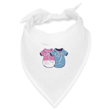 Baby-Outfits - Bandana Dreieckstuch - Weiß - Vorne