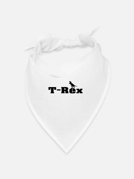 T Rex - Bandana Dreieckstuch - Weiß