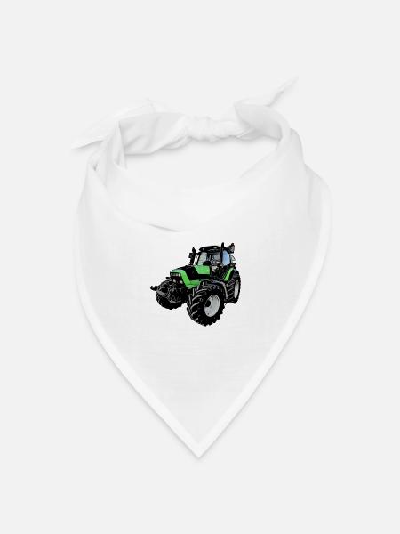 Agrotron M600 - Bandana Dreieckstuch - Weiß
