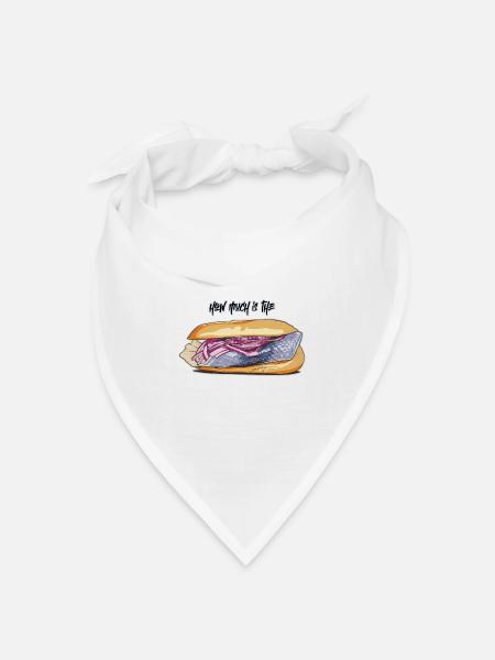 How much is the... // Illustration - Bandana Dreieckstuch - Weiß