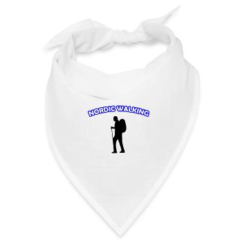 walking nordic - Bandana Dreieckstuch - Weiß - Vorne