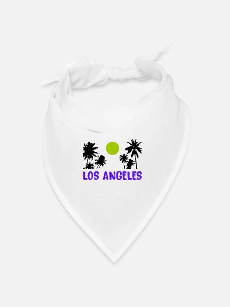 los angeles - Bandana Dreieckstuch - Weiß