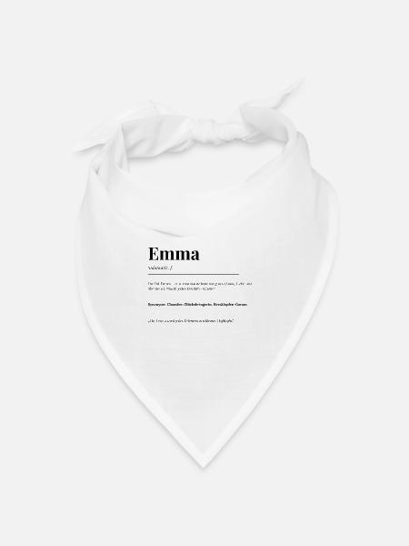 Emma - Bandana Dreieckstuch - Weiß