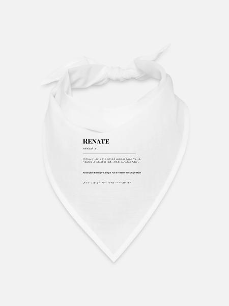 Renate - Bandana Dreieckstuch - Weiß