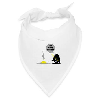 egg vader - Bandana Dreieckstuch - Weiß - Vorne