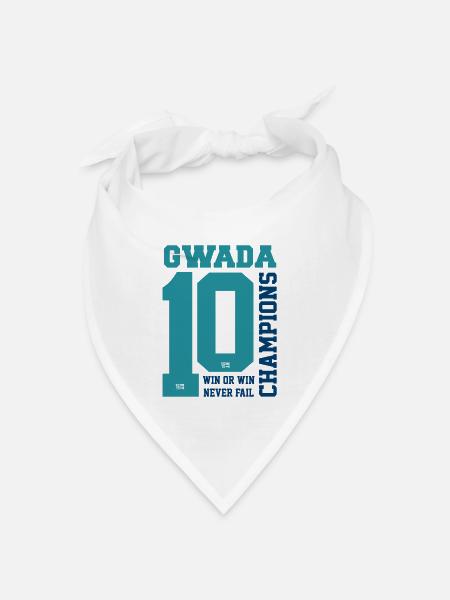 gwada2 - Bandana Dreieckstuch - Weiß