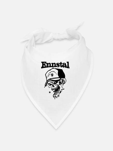 Ennstal - Steiermark - Grimming - Bandana Dreieckstuch - Weiß