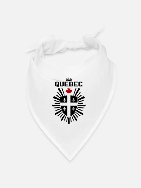 Quebec - Bandana Dreieckstuch - Weiß