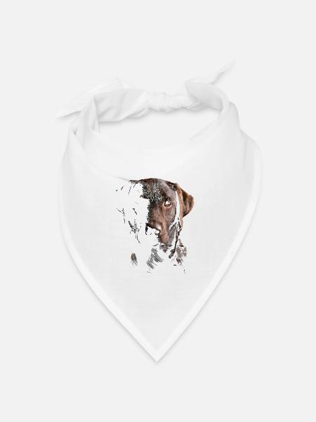Labrador - Bandana Dreieckstuch - Weiß