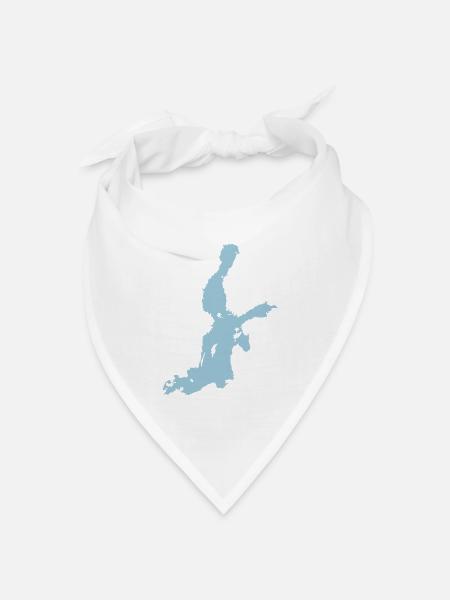 Ostsee - Bandana Dreieckstuch - Weiß