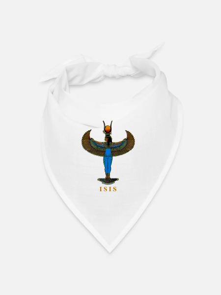 ISIS SCHÖPFUNG Louis RUNEMBERG © Adagp - Bandana Dreieckstuch - Weiß