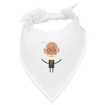 sigmund freud - Bandana Dreieckstuch - Weiß - Vorne