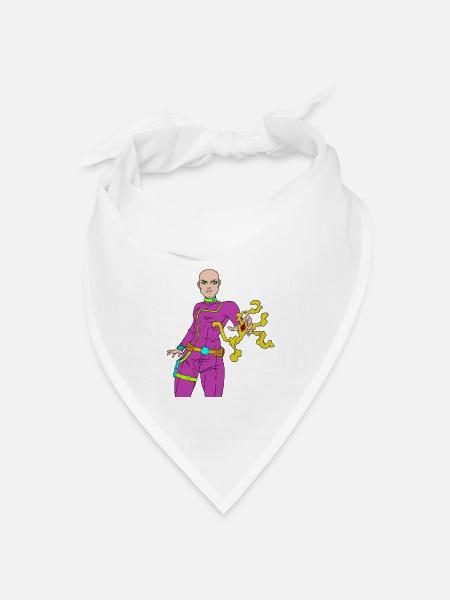 Heldenmädchen - Bandana Dreieckstuch - Weiß