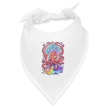 Oktofrieden - Bandana Dreieckstuch - Weiß - Vorne