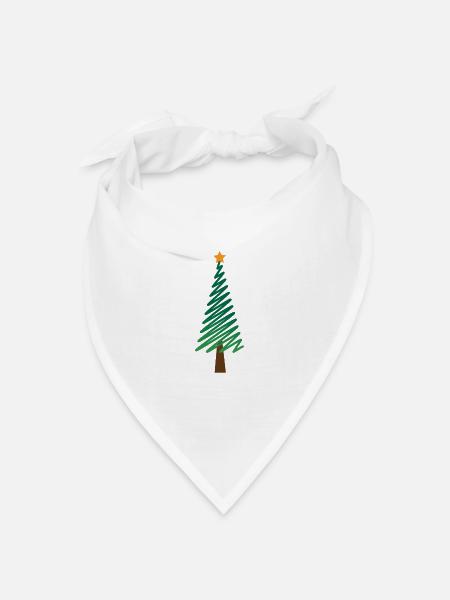 Frohe weihnachten Frohe weihnachten Frohe weihnach - Bandana Dreieckstuch - Weiß