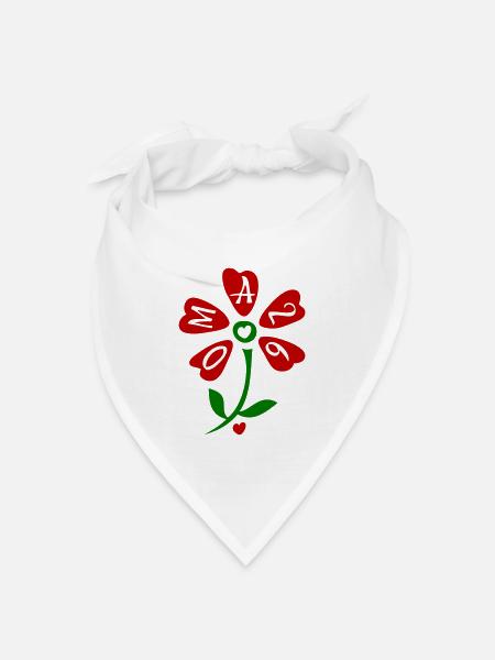 Oma 2026 - Bandana Dreieckstuch - Weiß