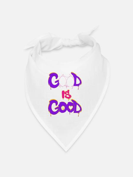 Good_is_good - Bandana Dreieckstuch - Weiß