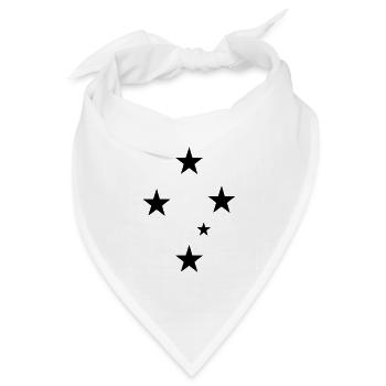 Kreuz des Südens - Bandana Dreieckstuch - Weiß - Vorne