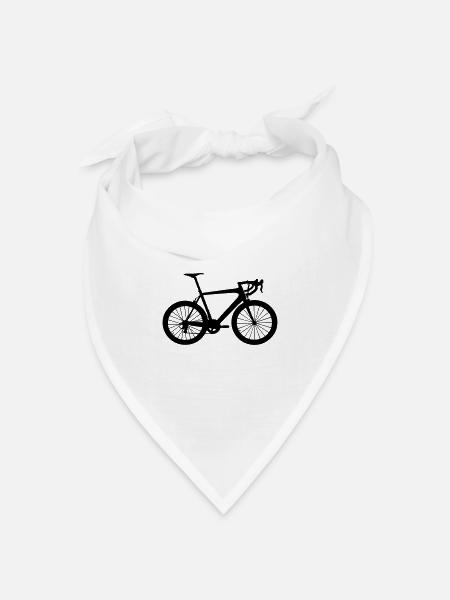 Rennrad - Bandana Dreieckstuch - Weiß