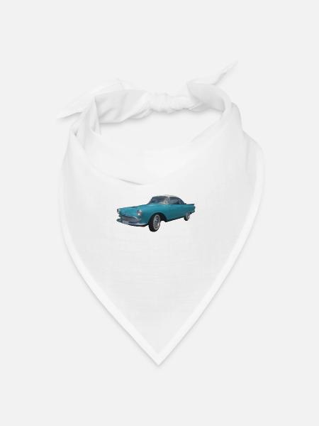 Oldtimer - Bandana Dreieckstuch - Weiß