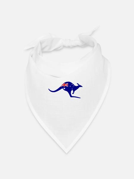Australia - Bandana Dreieckstuch - Weiß