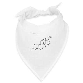 Trenbolone - Bandana Dreieckstuch - Weiß - Vorne