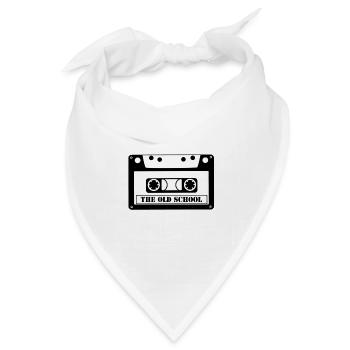 the old school - Bandana Dreieckstuch - Weiß - Vorne