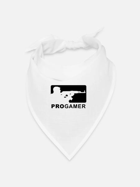 progamer - Bandana Dreieckstuch - Weiß