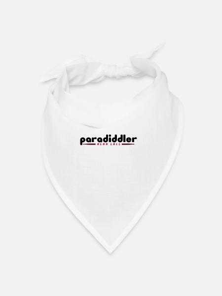 Paradiddler - Bandana Dreieckstuch - Weiß
