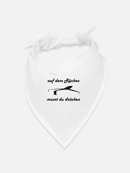 Segelflieger Modellflieger Kunstflug Geschenk - Bandana Dreieckstuch - Weiß