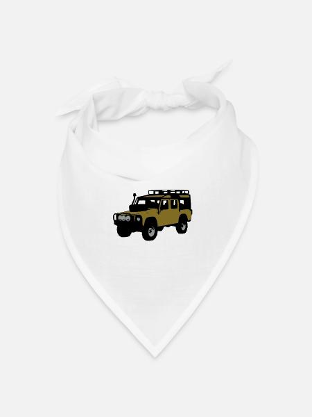 Offroader - Bandana Dreieckstuch - Weiß
