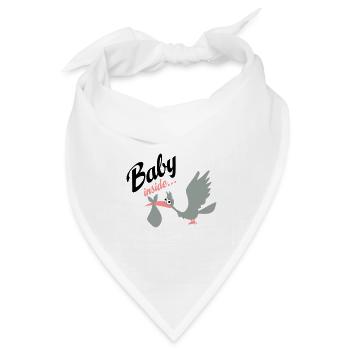 familie - Bandana Dreieckstuch - Weiß - Vorne