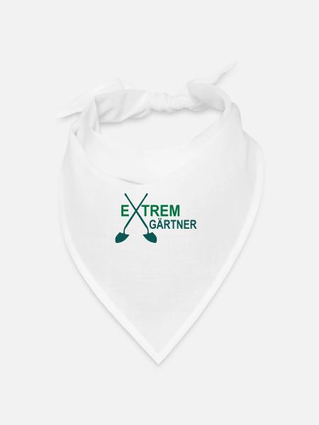 Gärtner - Bandana Dreieckstuch - Weiß