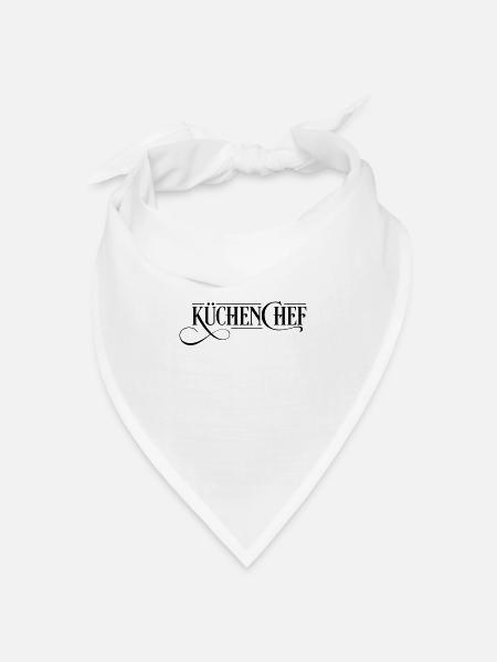 Koch - Bandana Dreieckstuch - Weiß