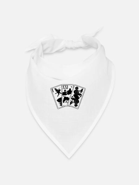 Tarock - Bandana Dreieckstuch - Weiß