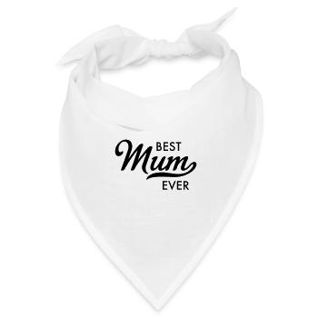 Mutter - Bandana Dreieckstuch - Weiß - Vorne