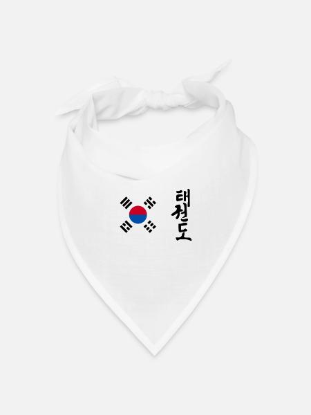Taekwondo Taekwondoin Tae-Kwon-Do Tae Kwon Do - Bandana Dreieckstuch - Weiß