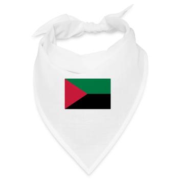 martinique / 972 / Frankreich / Karibik - Bandana Dreieckstuch - Weiß - Vorne