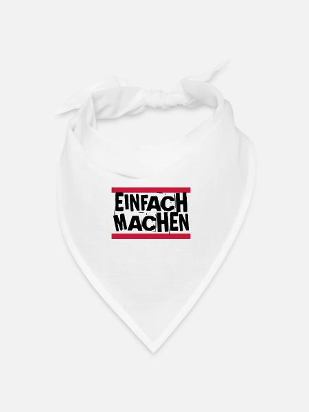 EINFACH MACHEN - Bandana Dreieckstuch - Weiß