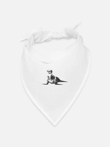 Seelöwe - Bandana Dreieckstuch - Weiß
