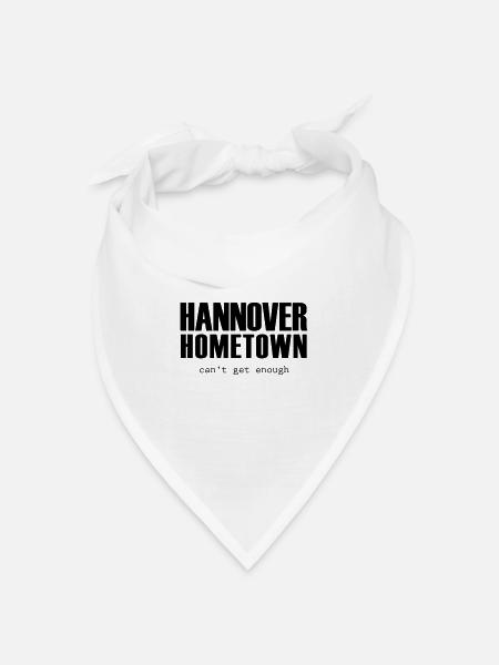 hannover hometown - Bandana Dreieckstuch - Weiß