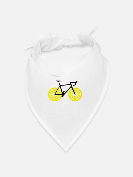 Lemonbike - Bandana Dreieckstuch - Weiß