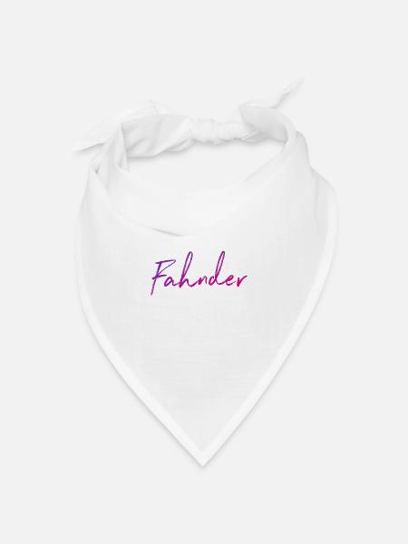 FAHNDER - Bandana Dreieckstuch - Weiß