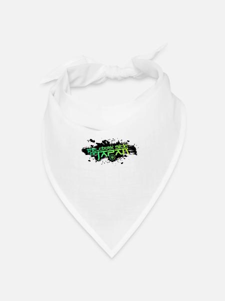 The Dark Side Of Japan - Bandana Dreieckstuch - Weiß