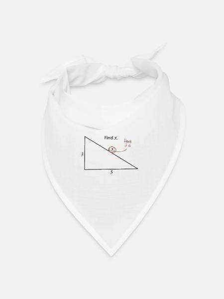 Find X - Bandana Dreieckstuch - Weiß