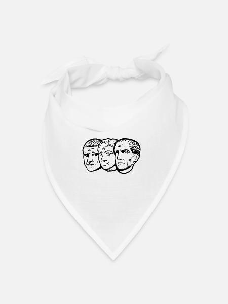 Triumvirat - Bandana Dreieckstuch - Weiß