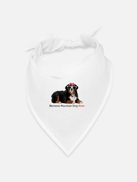 Berner Sennenhund - Bandana Dreieckstuch - Weiß