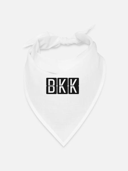 Bangkok - Bandana Dreieckstuch - Weiß