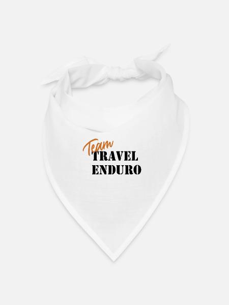 Team Travel Enduro - MarokkoTour2024.de - Bandana Dreieckstuch - Weiß