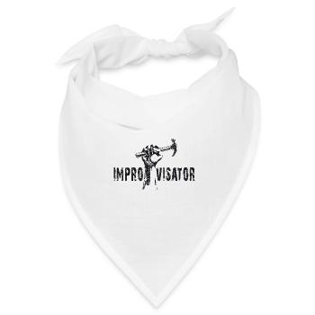 improvisator - Bandana Dreieckstuch - Weiß - Vorne